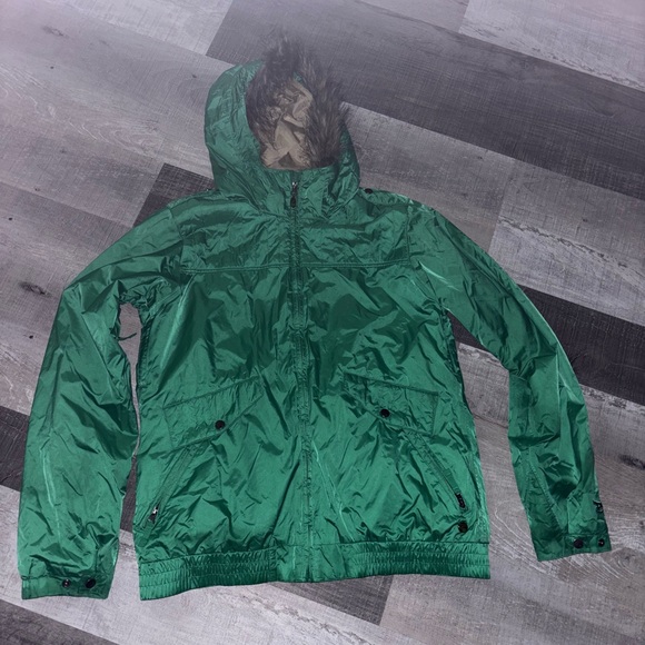 Burton Other - 💚Burton Green Kids Ski Jacket with Hood